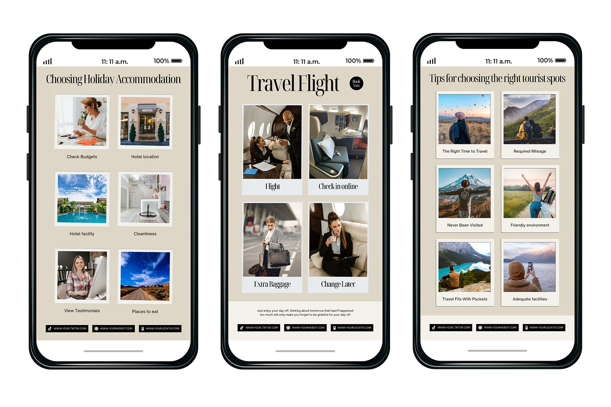 Travel Beige Template, a Social Media Template by Kalubuak (Photo 8 of 10)