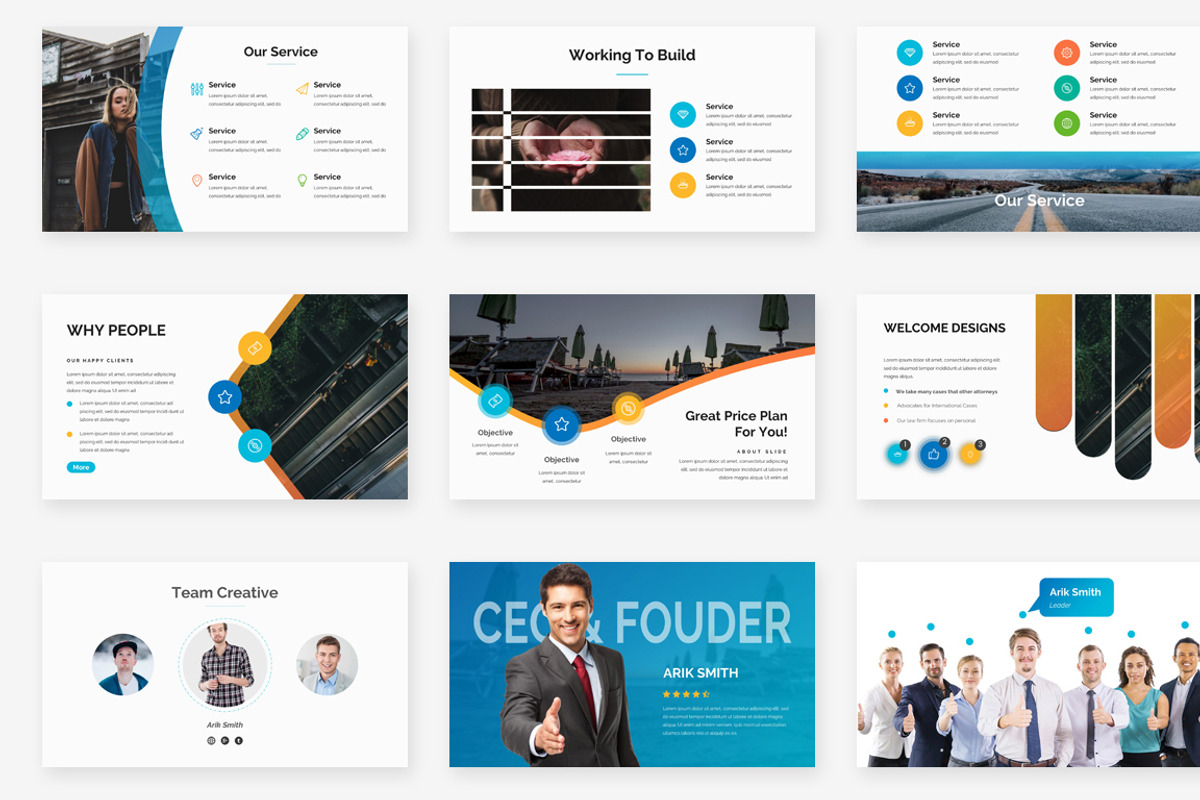 Project Status Powerpoint Bundle, a Presentation Template by One Percent Studio (Photo 21 of 34)
