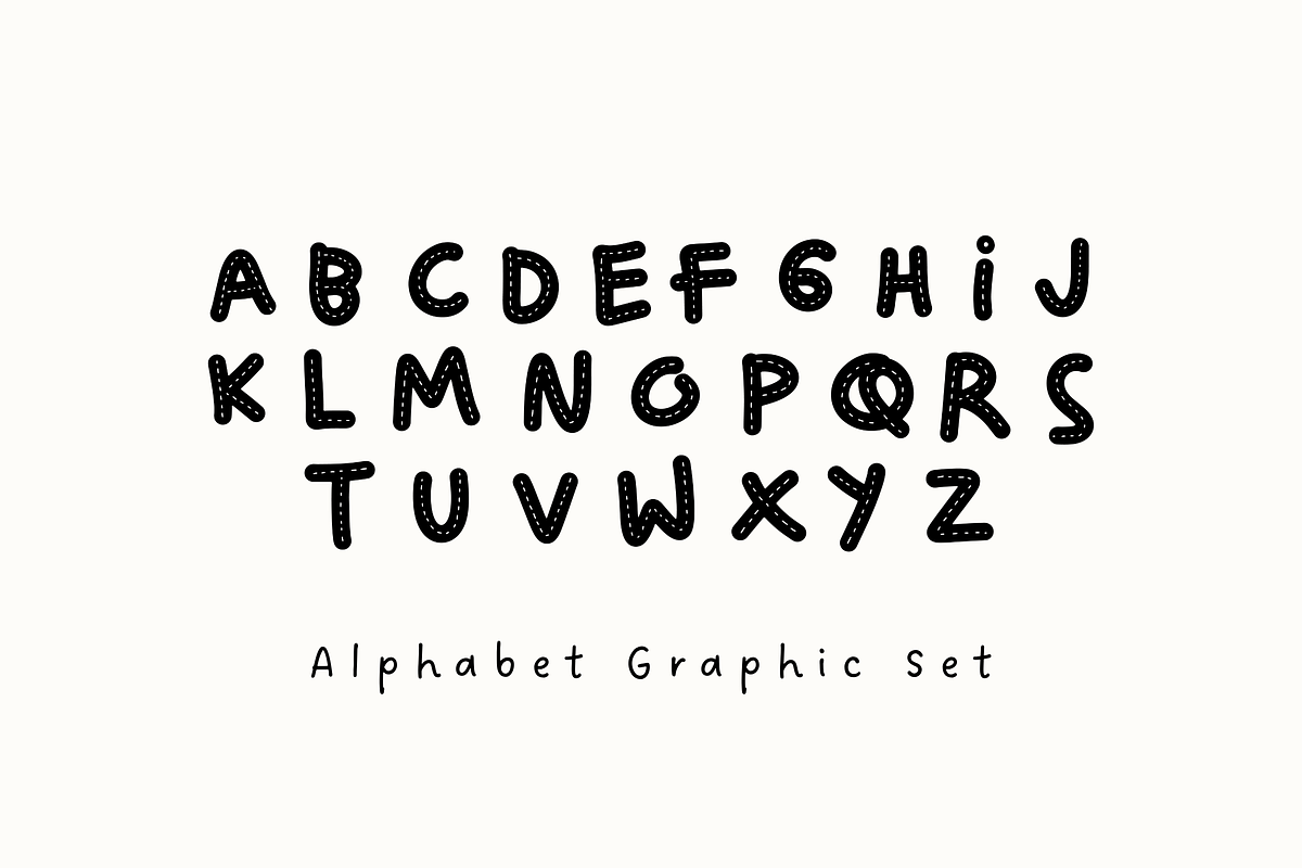 Road Alphabet Vector Set, an Object Graphic by The Journey Atelier (Photo 3 of 11)