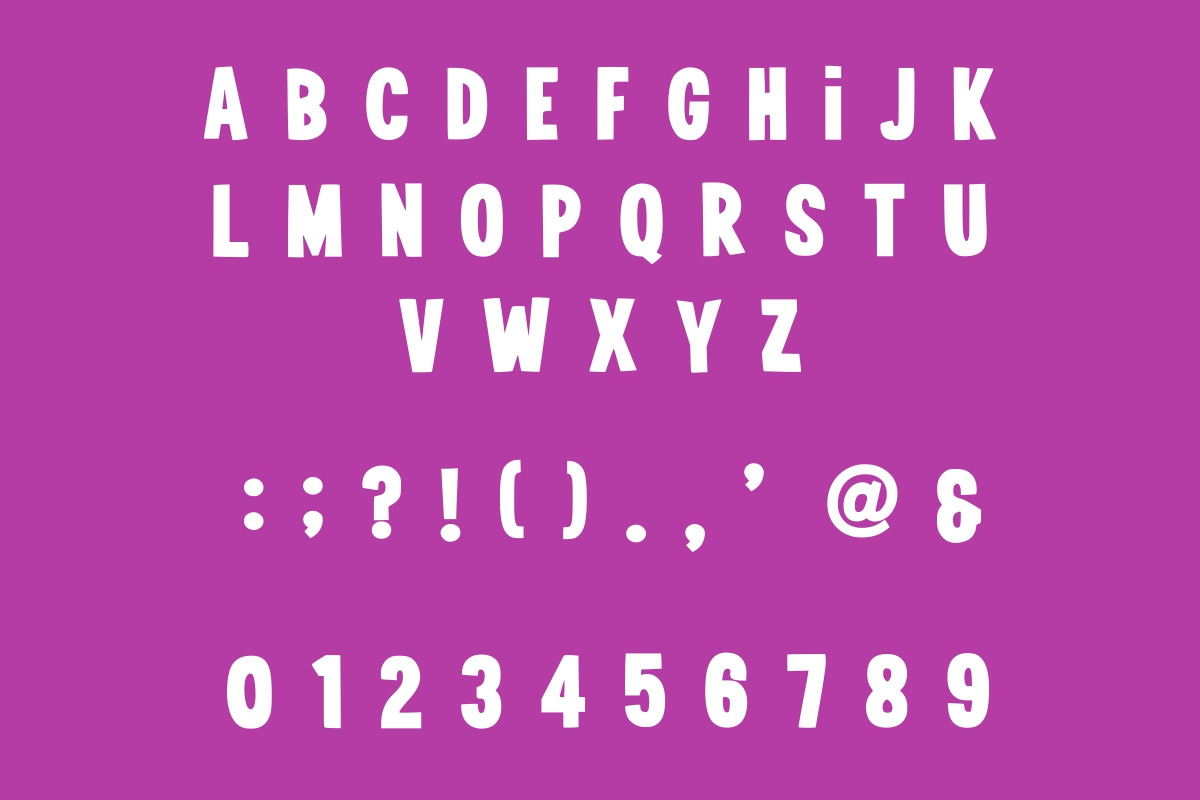 Girly Cute, a Sans Serif Font by Fourteen Letter (Photo 3 of 7)