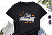 Fishing Silhouette Clipart, Line Art, an Illustration by BrushstrokeArtGB (Thumbnail 8 of 9)