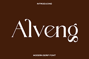 Alveng - Modern Serif Font, a Serif Font by Luna Shop (Thumbnail 1 of 8)