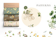 Watercolor newborn woodland animals, an Animal Illustration by MariGraphic boutique (Thumbnail 7 of 9)