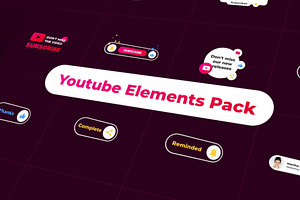 Youtube Elements Pack