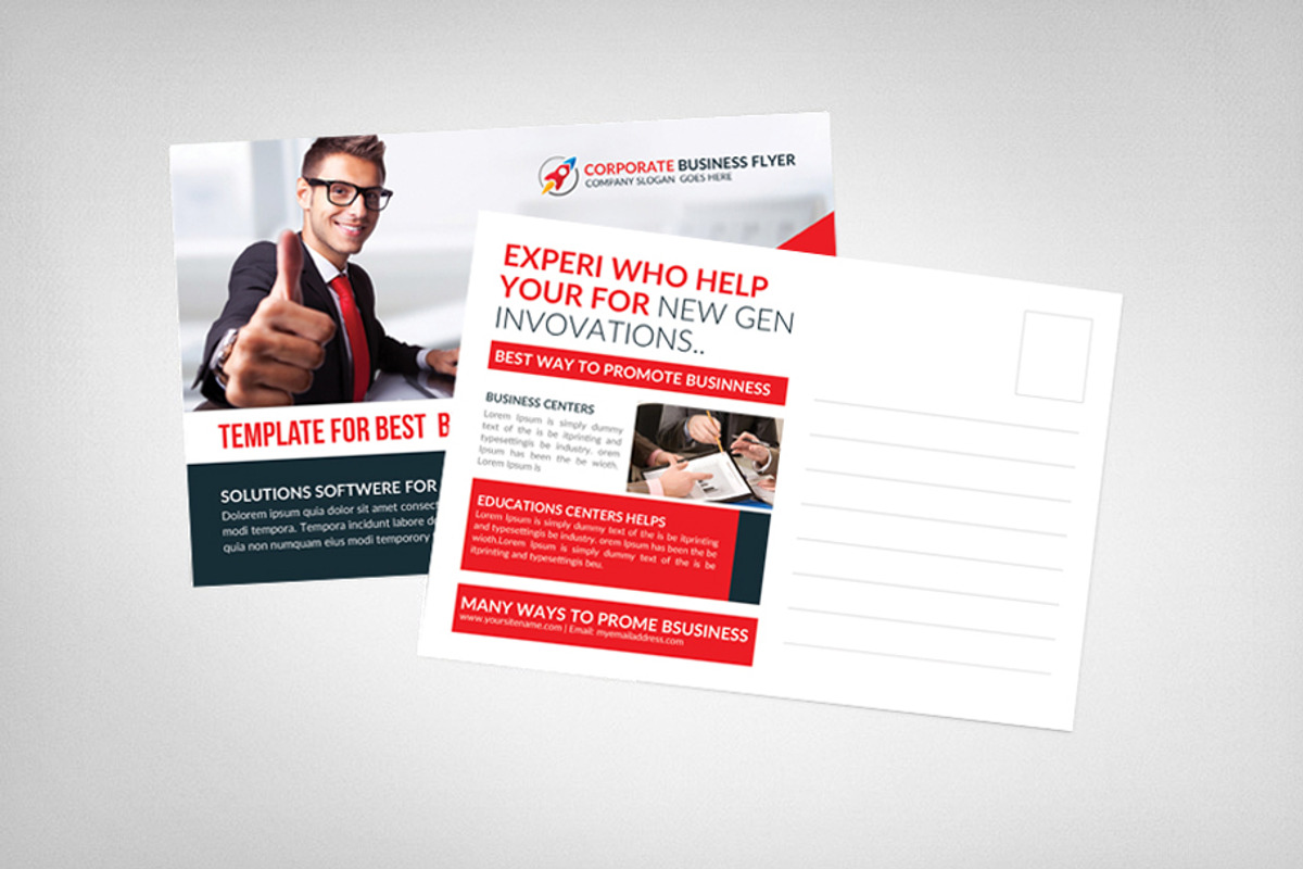 Concept For Business Strategy Card, a Card Template by graphicforest
