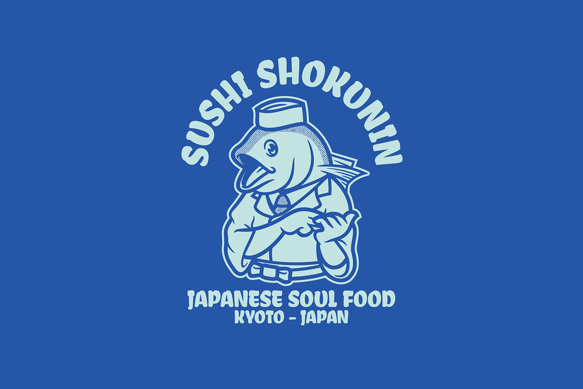 Sushi Shokunin Logo Template, a Branding & Logo Template by Kreasi Malam (Photo 4 of 4)