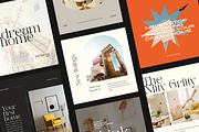 Real Estate Canva Instagram Bundle, a Social Media Template by ALunadoki Design (Thumbnail 2 of 5)