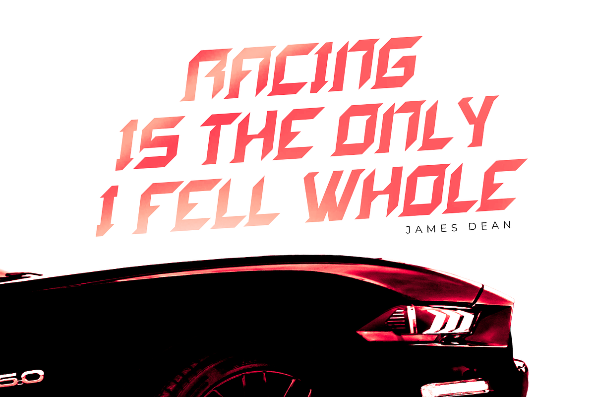 Dastre Sport Racing, a Sans Serif Font by Glyphstyle (Photo 2 of 7)