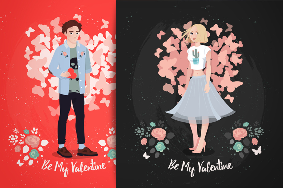 Happy Valentines Day Card, a Card Template by WalnutBird (Photo 3 of 3)