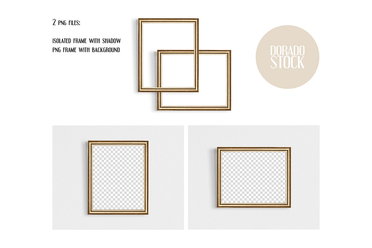 Isolated Old Frames Mockup, a Product Mockup by Dorado Stock (Photo 6 of 8)