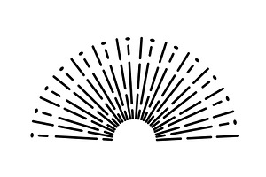 Sunburst firework explosion, an Object Illustration by Things for designers