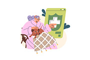 Insurance policies concept set, a Finance Illustration by PaperTrident (Thumbnail 6 of 12)