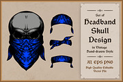 Gas Masked Skull Design Vector, an Illustration by vectstudio (Thumbnail 1 of 3)