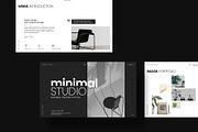 Minimal Studio Presentation Template, a Presentation Template by evgenystudio (Thumbnail 5 of 10)