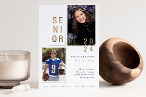 7x5 Senior Mini Session Template