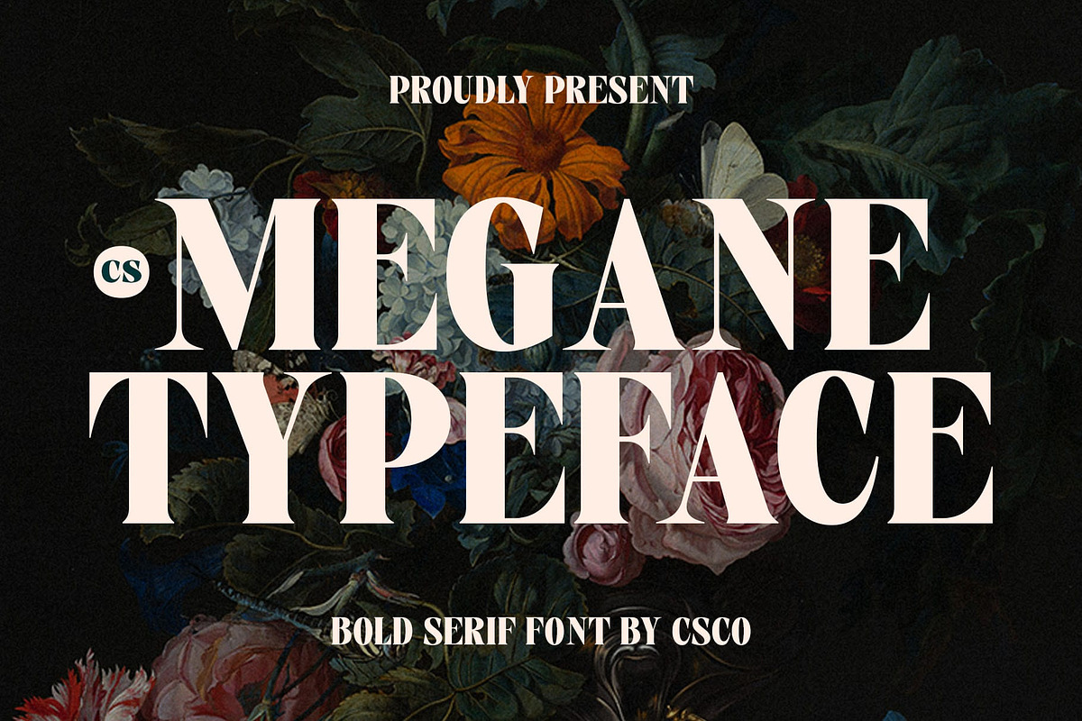 CS Megane – Bold Font, a Serif Font by Craft Supply Co. (Photo 1 of 8)
