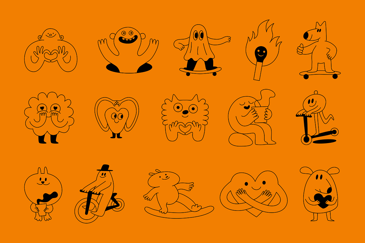Funny mascots, illustrations, logos, a Graphic by venimo (Photo 3 of 13)