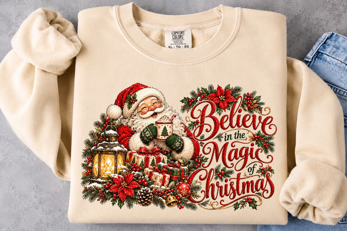 Believe In The Magic Of Christmas, a Seasonal Illustration by Craft Nest (Photo 5 of 6)