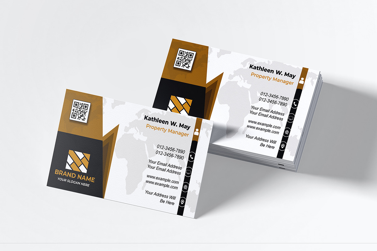 Modern Visiting Card Template, a Business Card Template by Mohammad Sarfaraz (Photo 3 of 4)