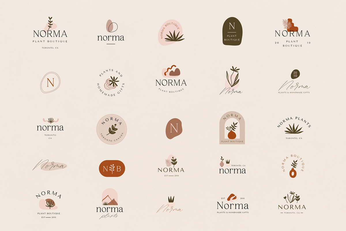 Norma Premade Logo/Illustration Kit, a Branding & Logo Template by ...