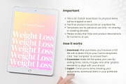Weight Loss Planner Canva Template, a Templates & Theme by cmatworks (Thumbnail 7 of 7)