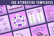 Mental Health Instagram Templates, a Social Media Template by Your Social Bae (Thumbnail 5 of 6)