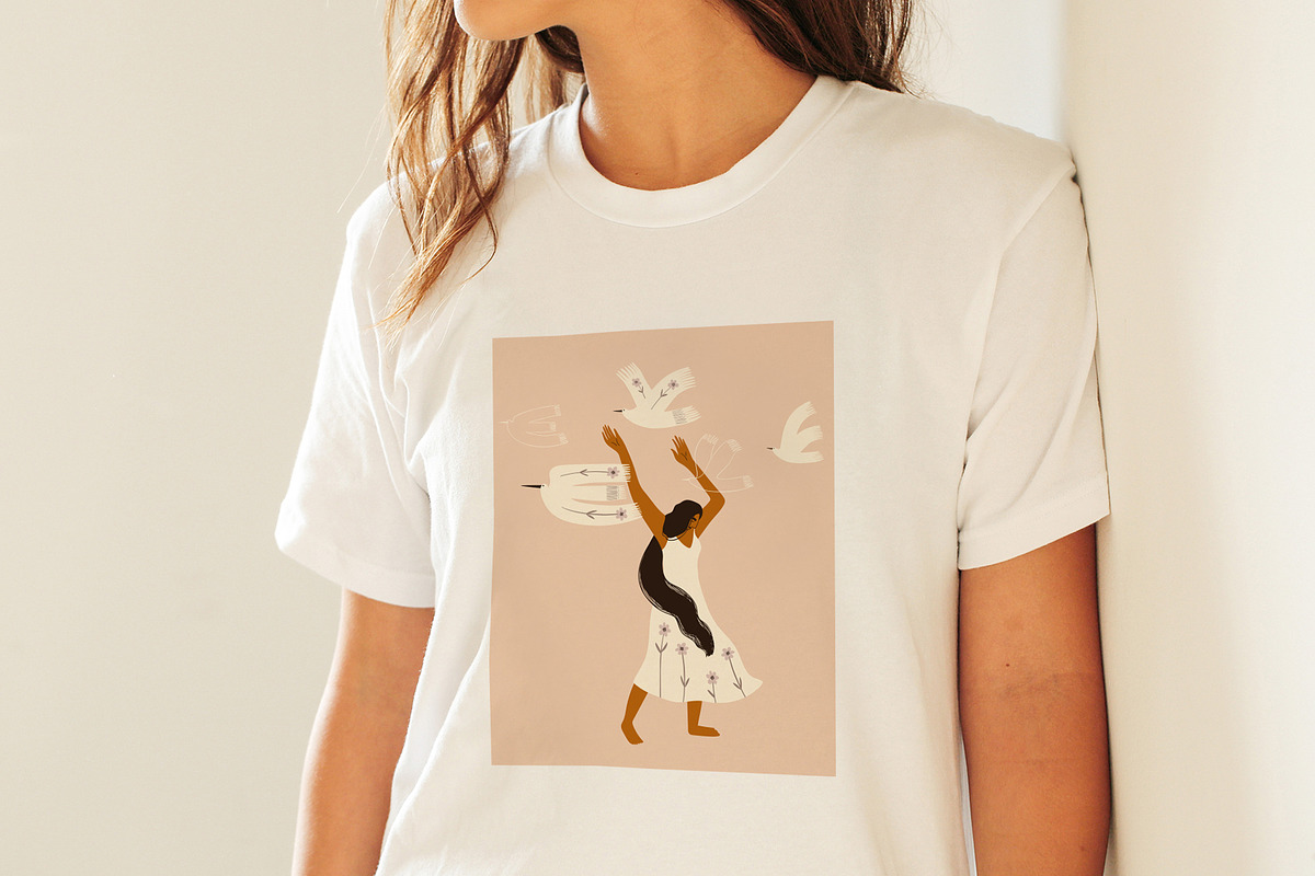 About Femininity and Freedom, a Person Illustration by Annakniaz (Photo 5 of 15)