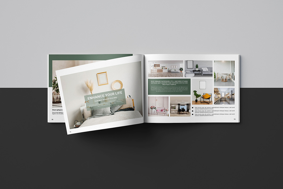 Interior Brochure | Catalog, a Brochure Template by Template Shop