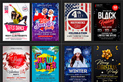 100-Party Flyers Bundle, a Flyer Template by AfzaalGraphics (Thumbnail 3 of 14)