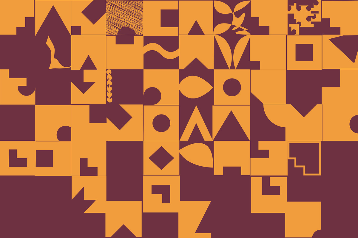 Abstract geometric shape - pattern, a Pattern Graphic by Pachel (Photo 3 of 8)