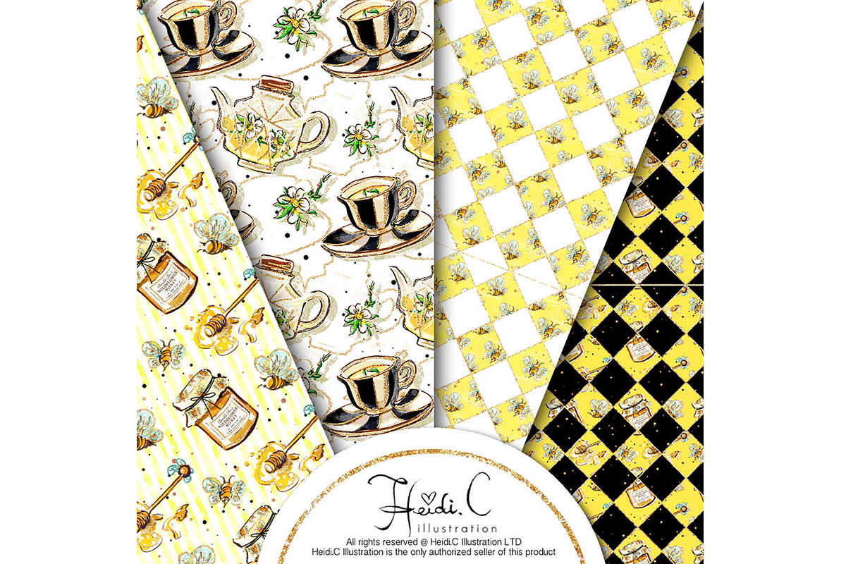 Stay Beetiful Paper Pack, a Pattern Graphic by HeidiCIllustration (Photo 3 of 5)
