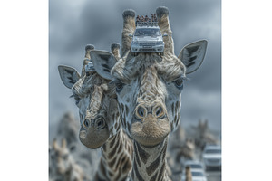 In Kenya's National Park Masai Mara, an Animal Photo by ZinetroN
