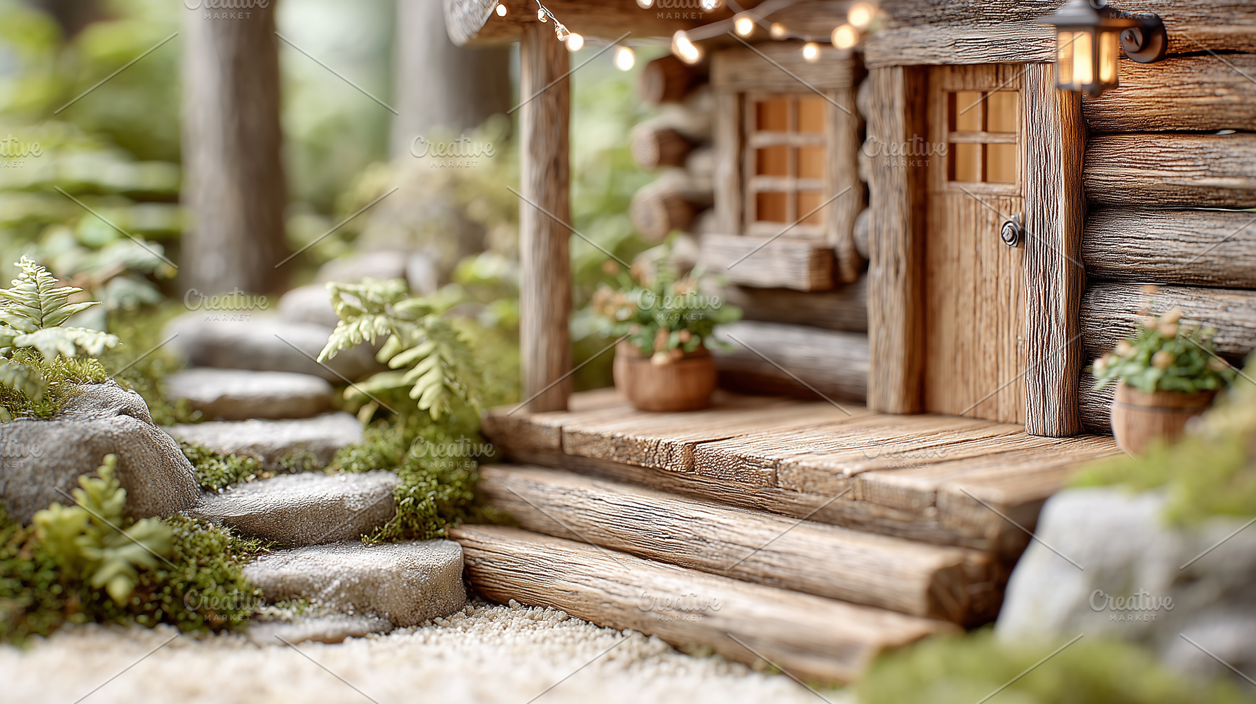 Cozy wooden cabin miniature, an Architecture Photo by MistyDay