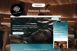 Wellness & Health Brand Web Template