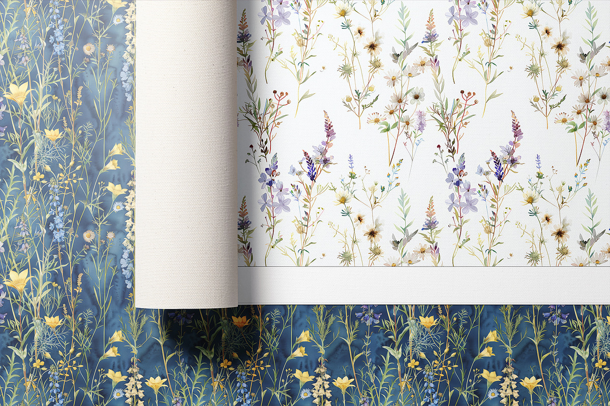 Provence Floral Patterns, a Pattern Graphic by Ninterints (Photo 13 of 22)