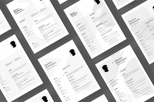 Minimal Creative Resume Pack by Srg