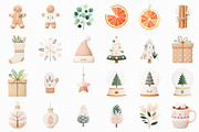 Cute Boho Christmas Clipart, an Illustration by Libby Wishes (Thumbnail 5 of 7)