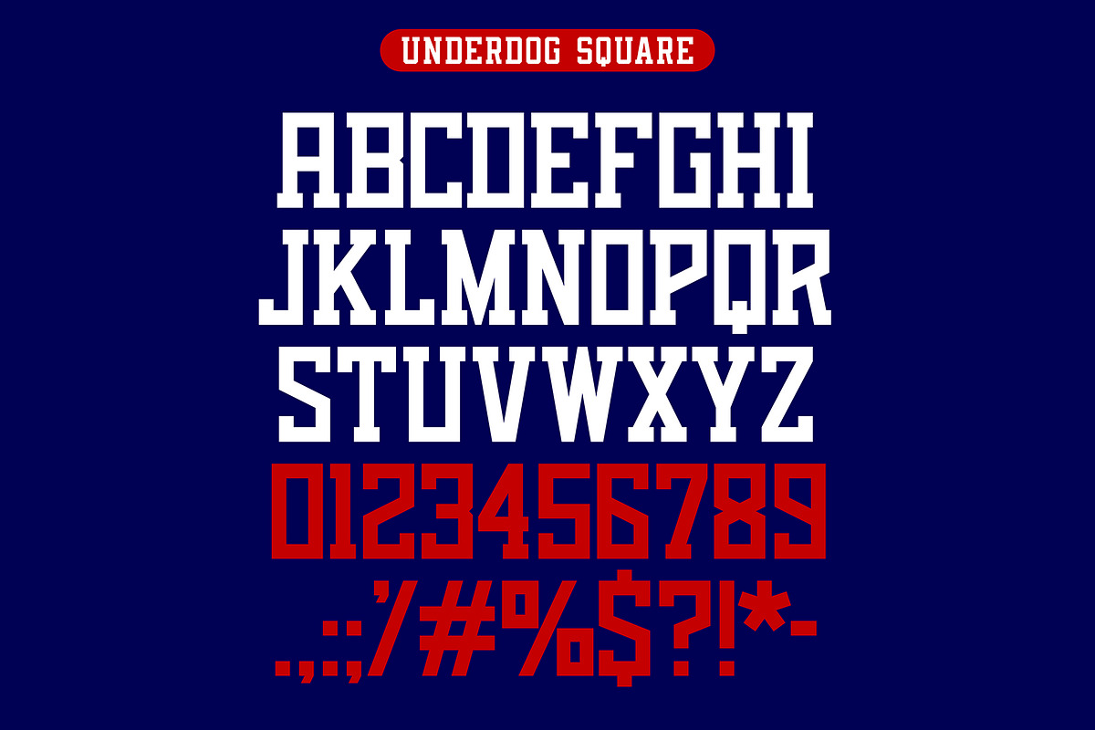Underdog Typeface, a Font by MightySHORT (Photo 4 of 9)