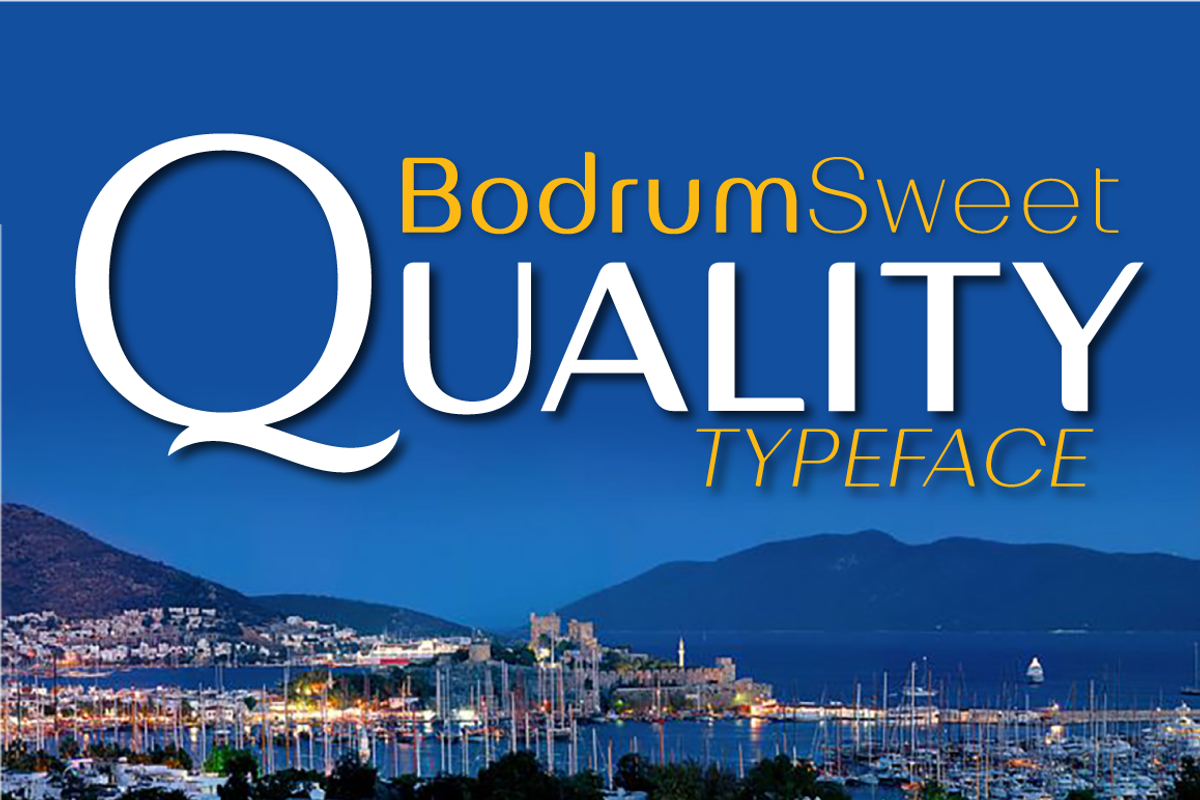 Bodrum Sweet - 30% SAVE, a Sans Serif Font by BULENT YUKSEL (Photo 11 of 12)