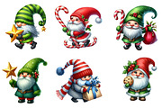 Free Green Christmas Gnome Steal, an Illustration by DreamArtGraphic (Thumbnail 2 of 5)