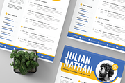 Modern CV Resume Graphic Designer, a Resume Template by Annora Studio (Thumbnail 5 of 5)