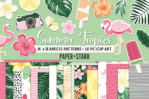 Summer Tropical Digital Bundle