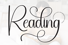 Reading | Script Font