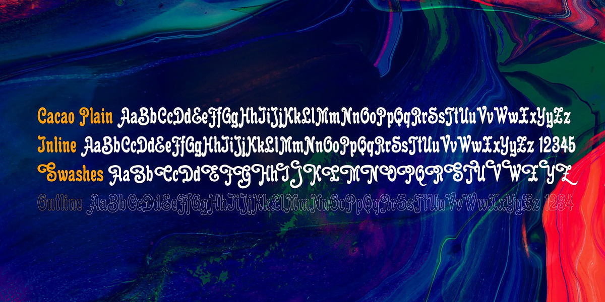 Cacao, a Script Font by Wiescher-Design (Photo 2 of 3)