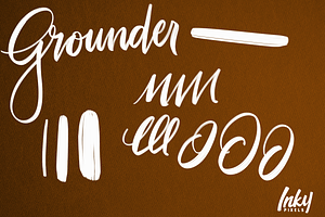 Inky Lettering Procreate Brushes