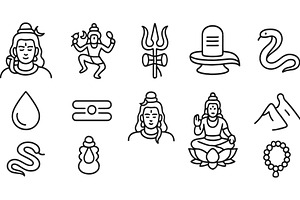 Vector illustrations featuring Hindu, an Illustration by ZinetroN