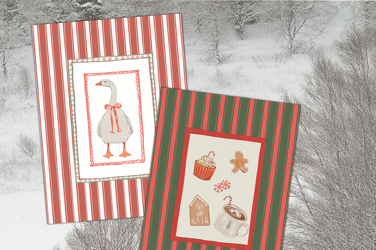 Christmas Illustrations & Templates, a Decorative Illustration by whiteheartdesign (Photo 12 of 25)
