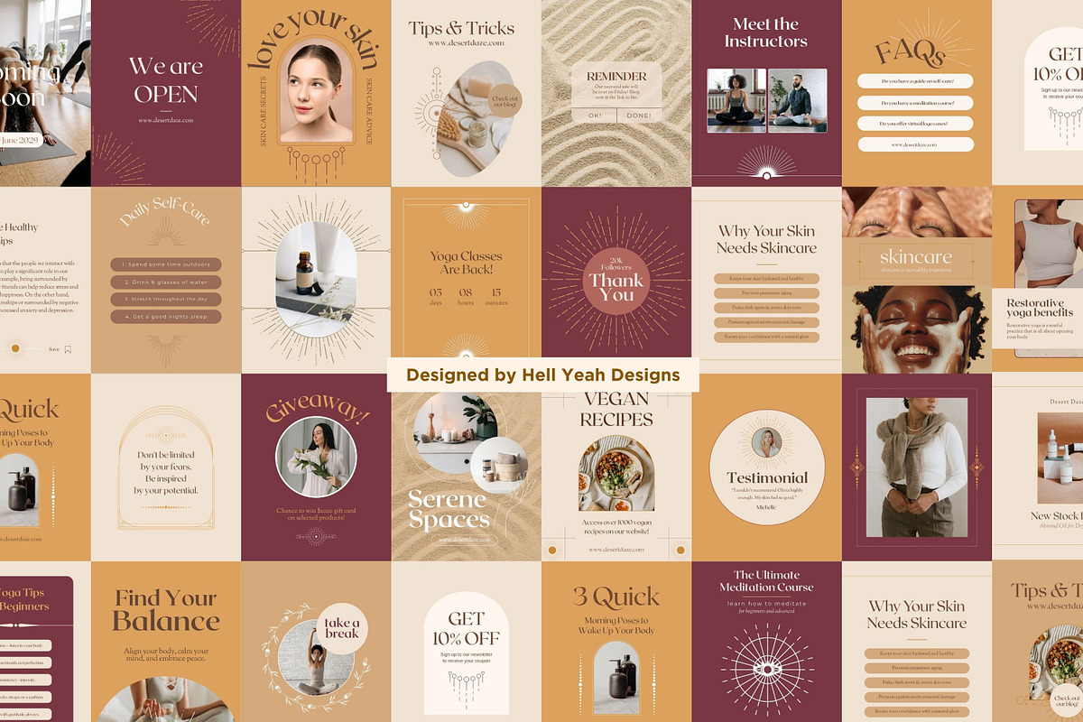 Soul Glow Instagram Post Templates preview 4