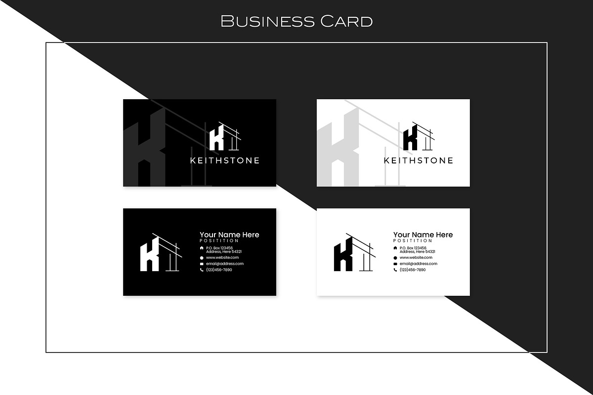 Geometric Letter A-Z Architect Logo preview 7