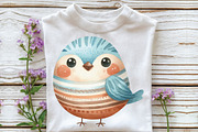 Quirky Whimsical Birds Clipart, an Illustration by CraftArtStudio (Thumbnail 4 of 6)